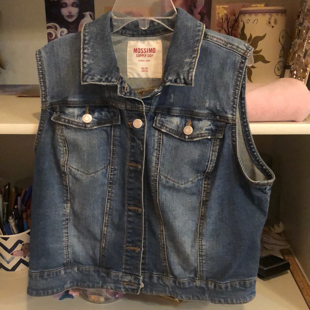 Mossimo Sleeveless Denim Jacket XXL